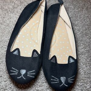 Cat & Jack Black Ballet Flats